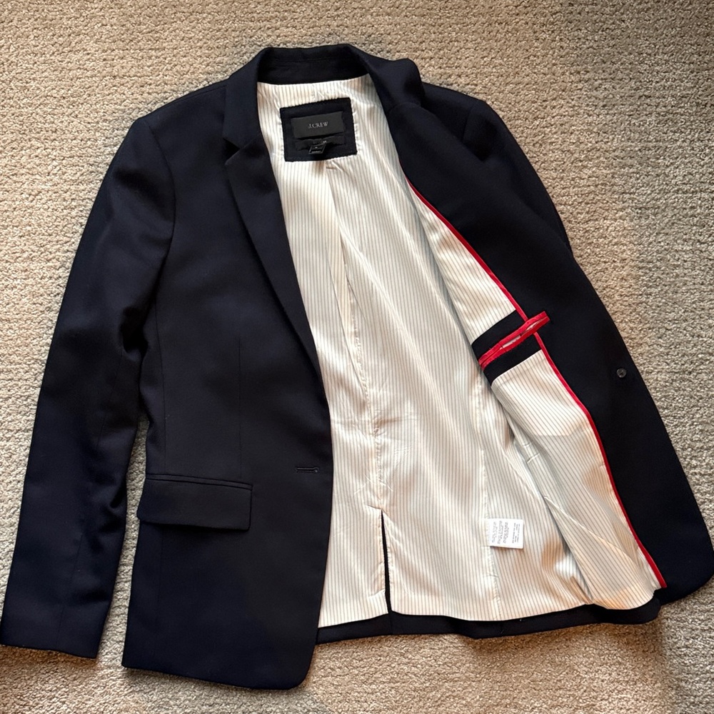 J. Crew Classic Navy Women’s Blazer - Picture 3 of 3